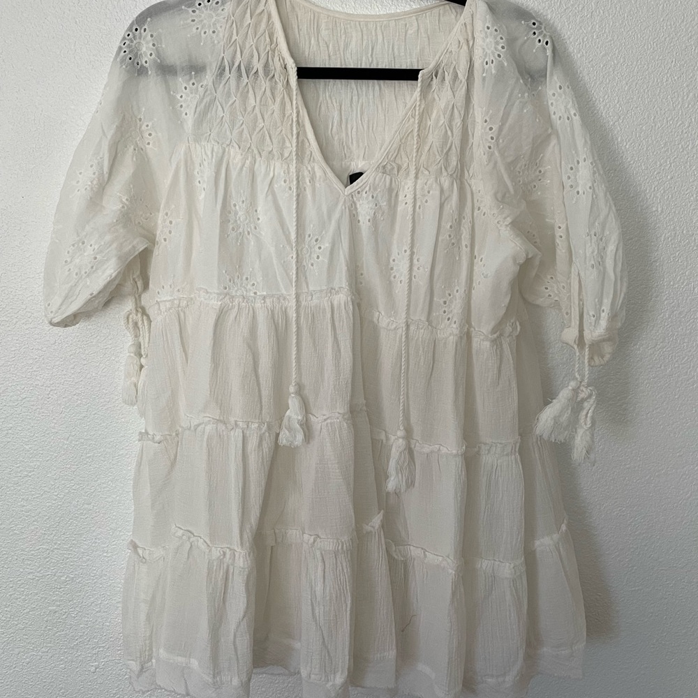 Lulus mini white dress